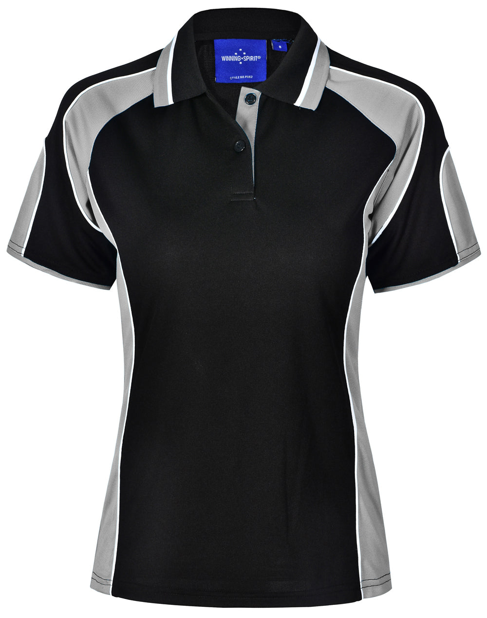 Ladies' Cooldry Contrast Polo With Sleeve Panel - PS62