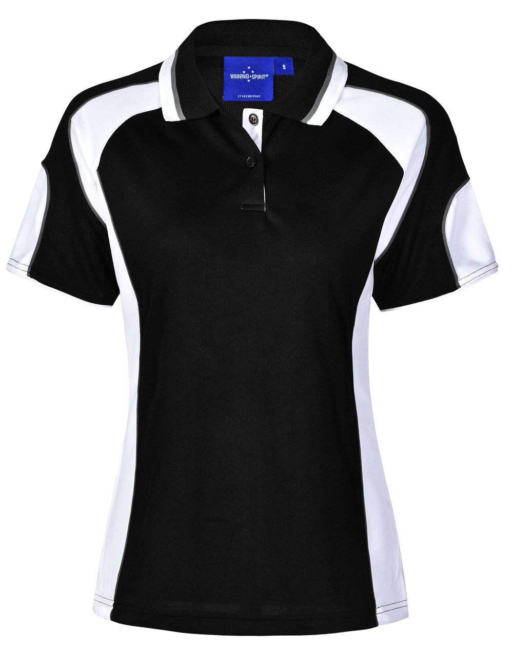Ladies' Cooldry Contrast Polo With Sleeve Panel - PS62