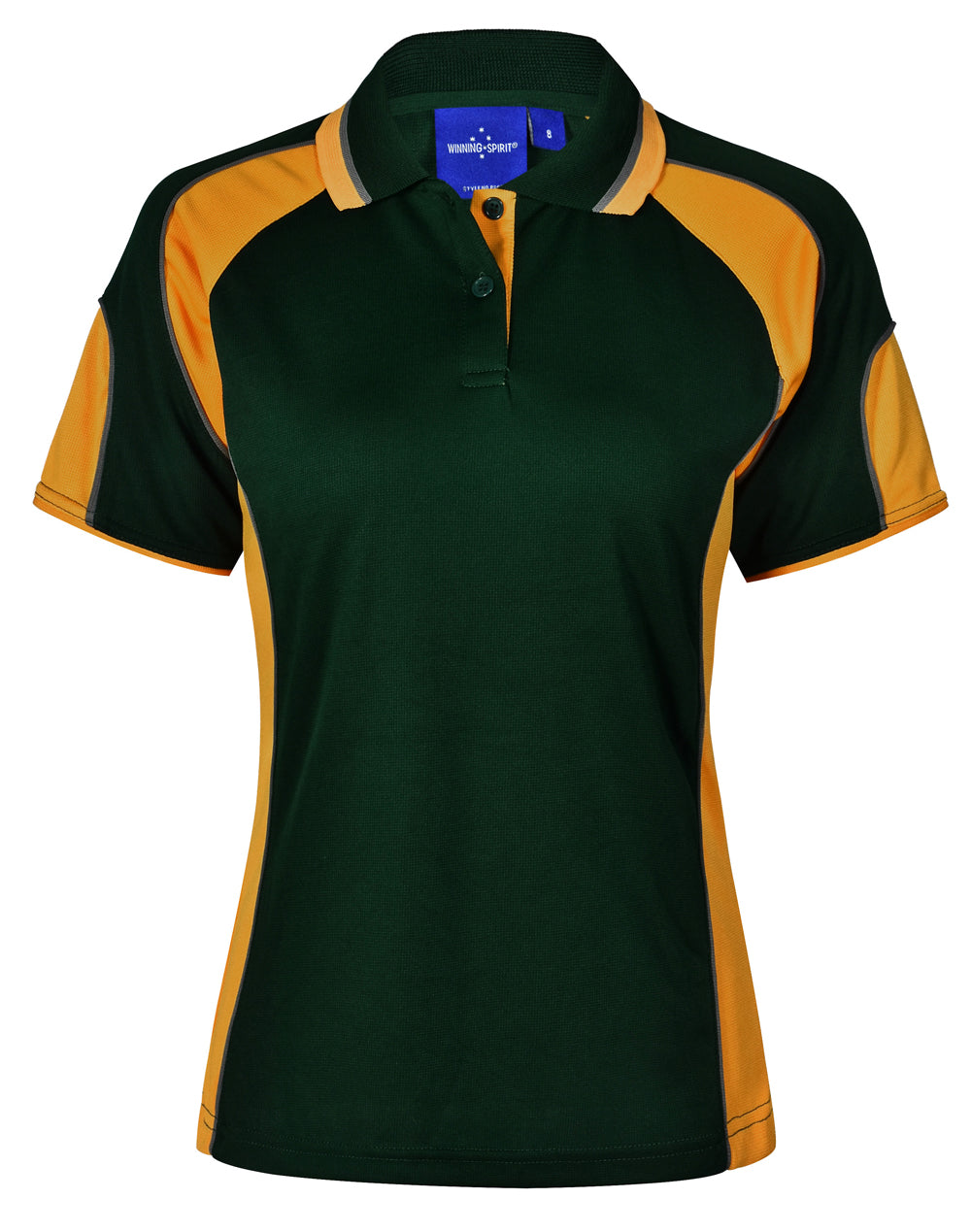 Ladies' Cooldry Contrast Polo With Sleeve Panel - PS62