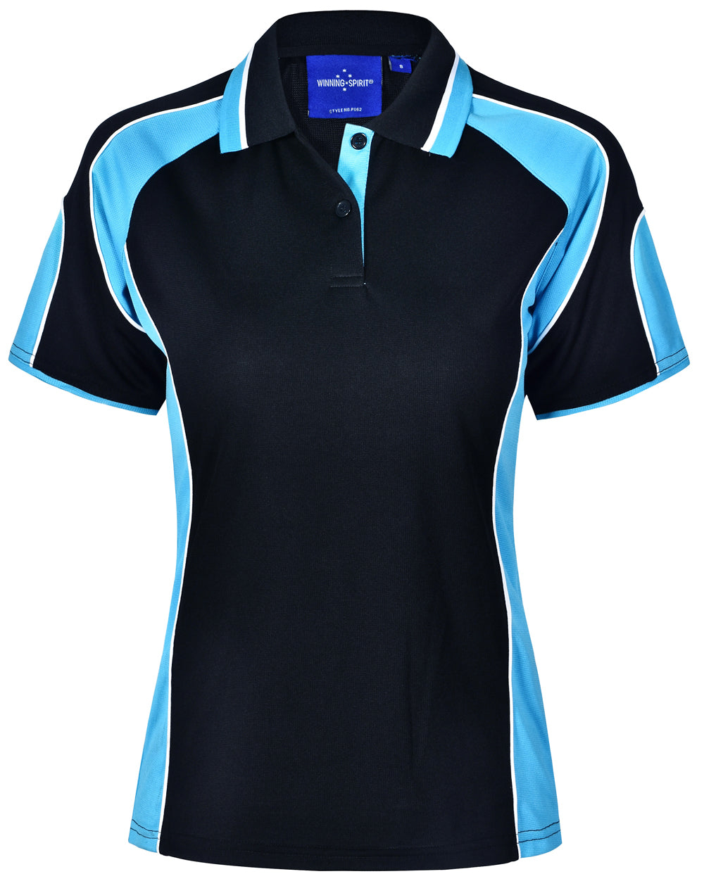 Ladies' Cooldry Contrast Polo With Sleeve Panel - PS62