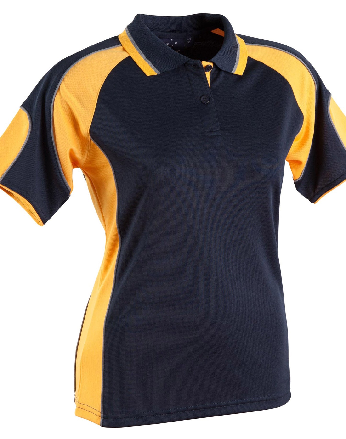 Ladies' Cooldry Contrast Polo With Sleeve Panel - PS62