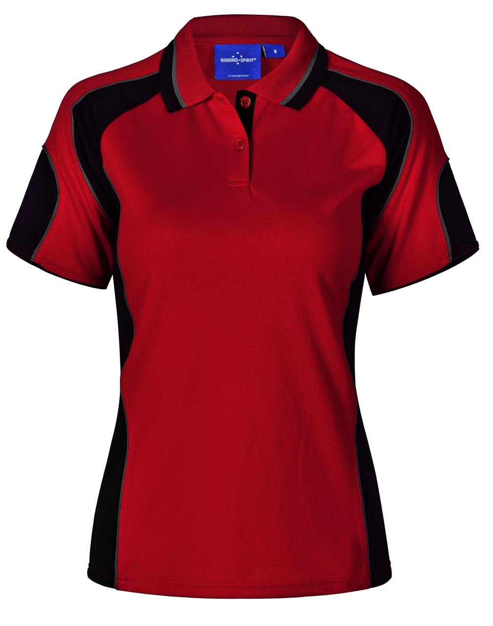 Ladies' Cooldry Contrast Polo With Sleeve Panel - PS62