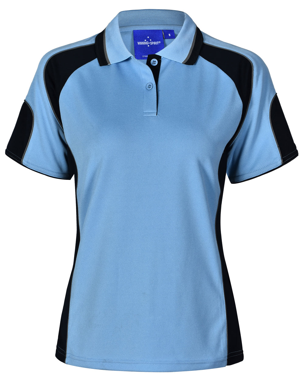 Ladies' Cooldry Contrast Polo With Sleeve Panel - PS62