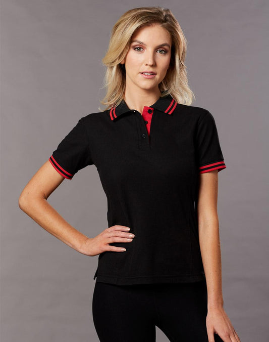 Ladies' Truedry Contrast S/S Polo - PS66
