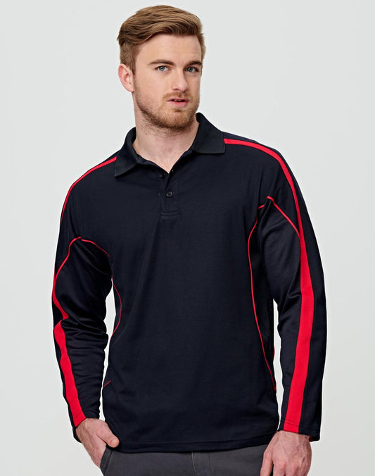 Men's TrueDry Long Sleeve Polo - PS69