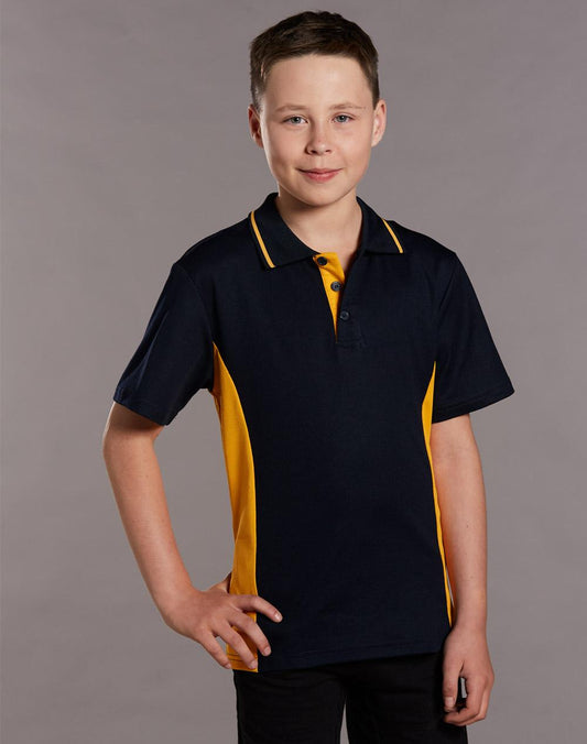 Kids' TrueDry Contrast S/S Polo - PS73K
