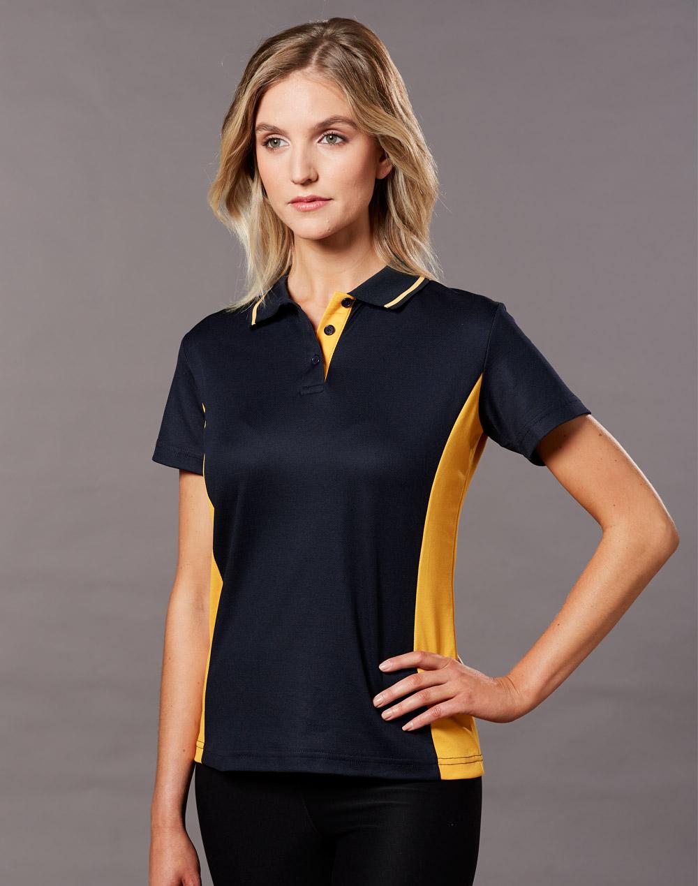 Ladies' TrueDry Contrast S/S Polo - PS74