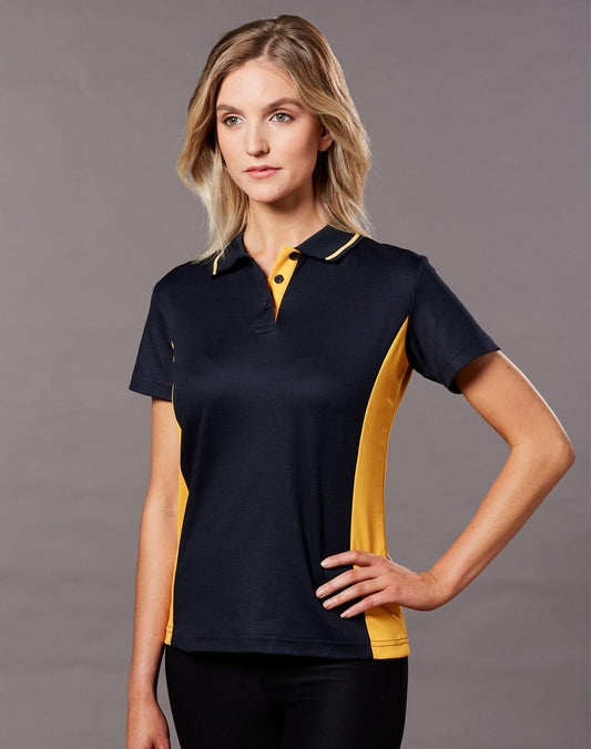 Ladies' TrueDry Contrast S/S Polo - PS74