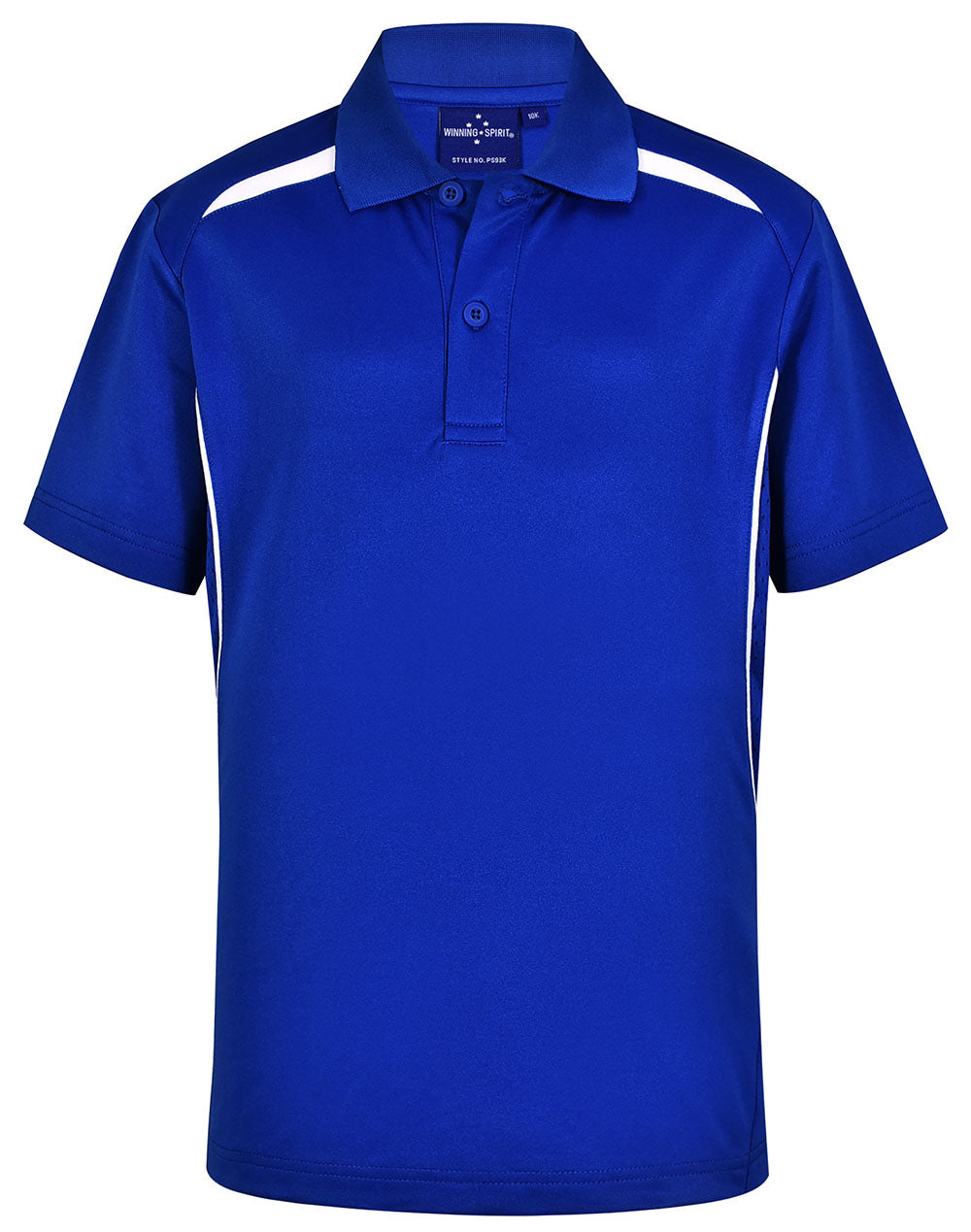 Kids' Sustainable Poly/Cotton Contrast S/S Polo - PS93K