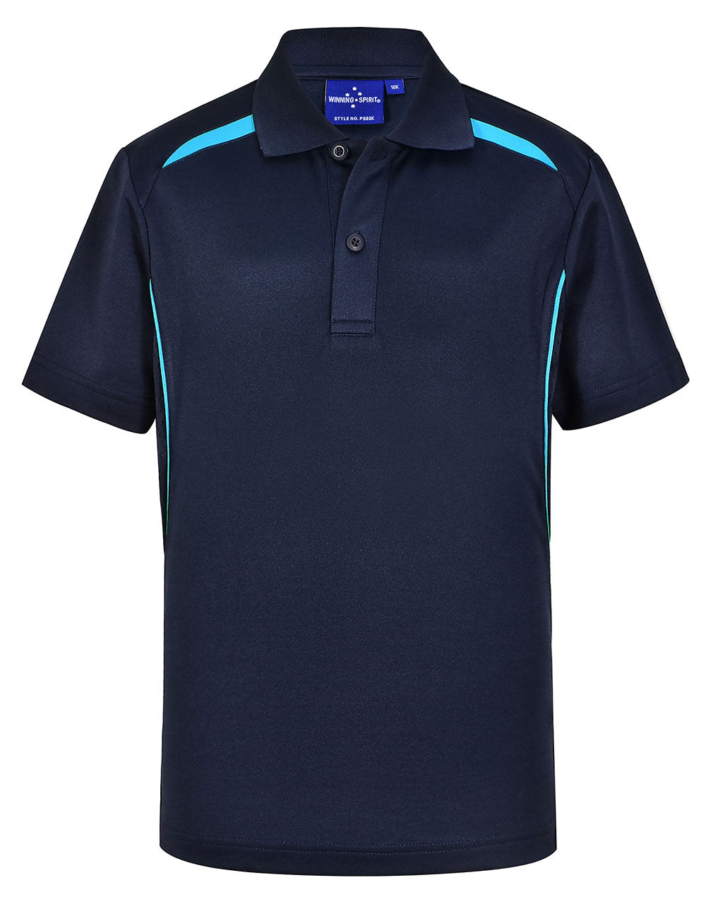 Kids' Sustainable Poly/Cotton Contrast S/S Polo - PS93K