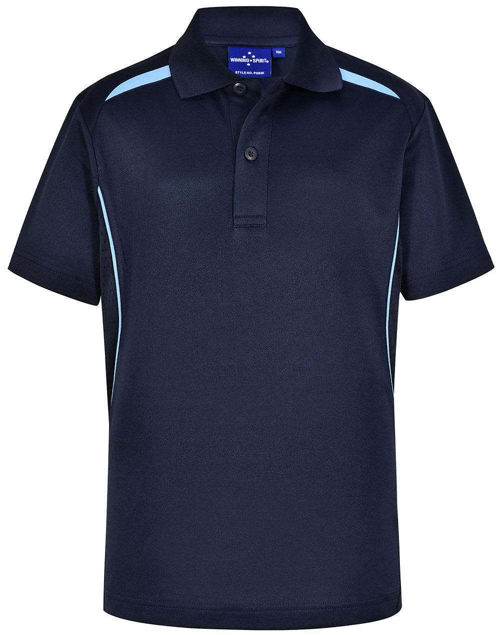 Kids' Sustainable Poly/Cotton Contrast S/S Polo - PS93K