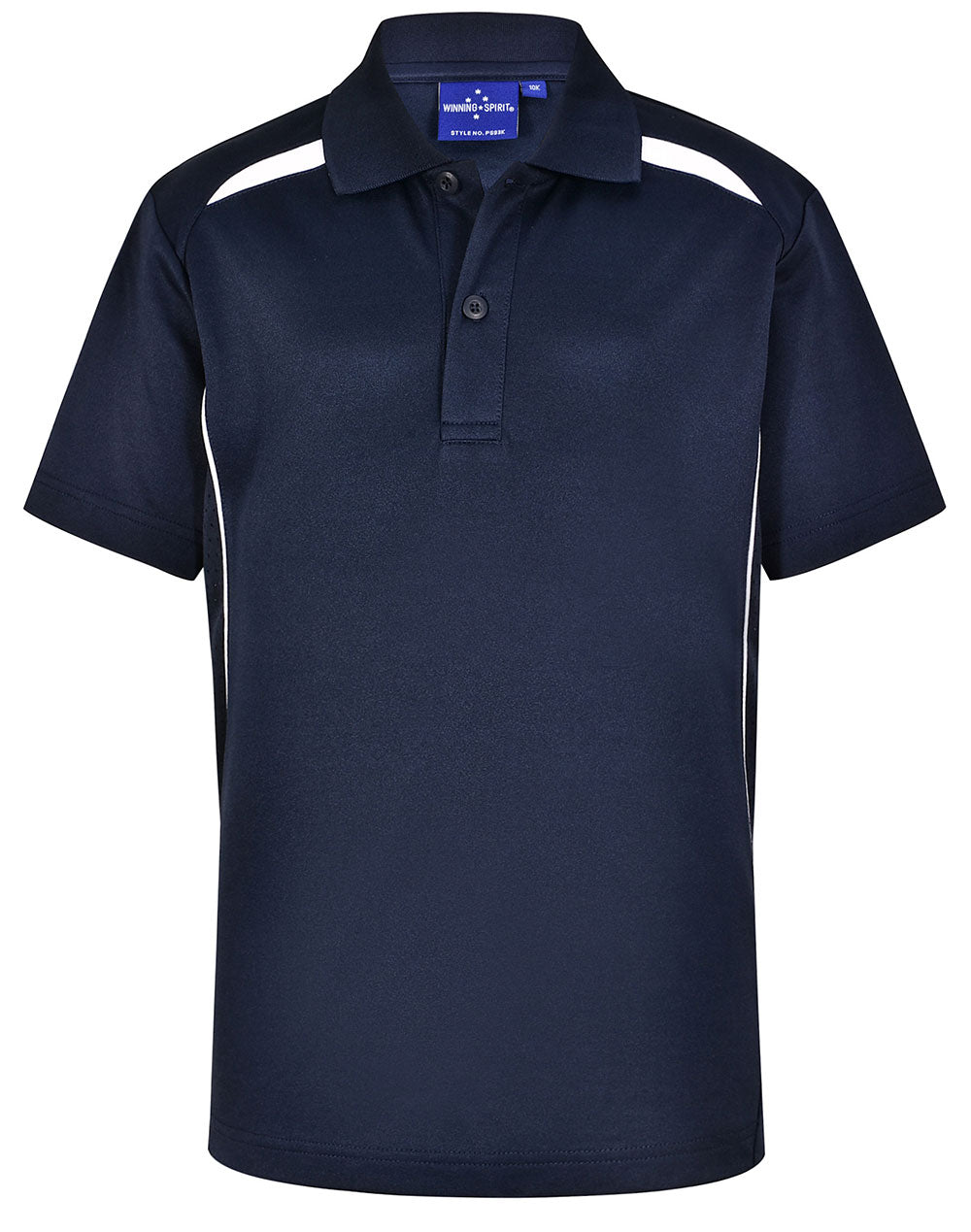 Kids' Sustainable Poly/Cotton Contrast S/S Polo - PS93K