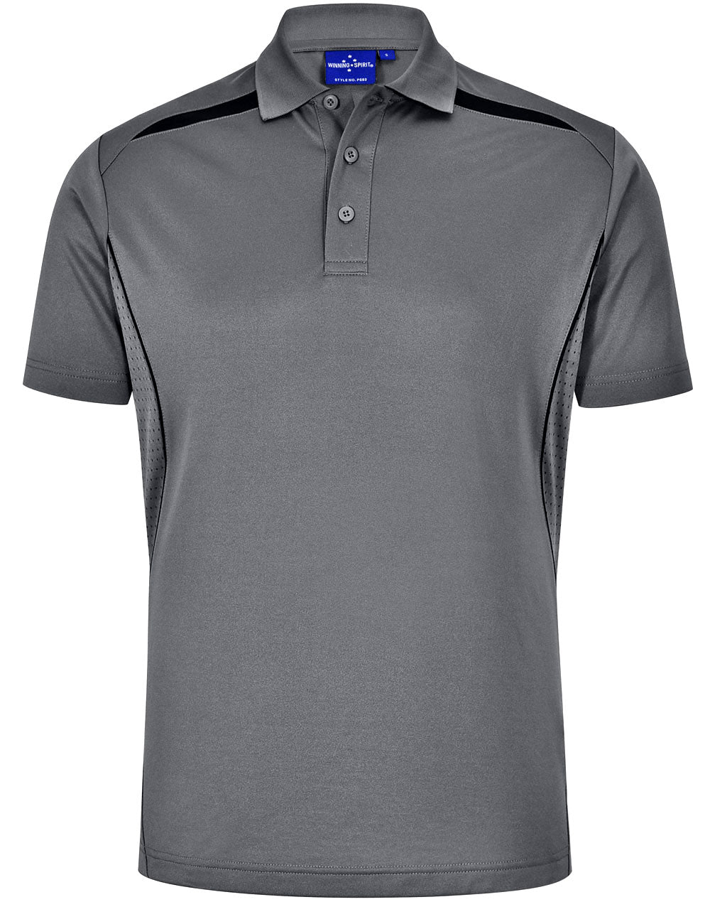 Men's Sustainable Poly/Cotton Contrast S/S Polo - PS93