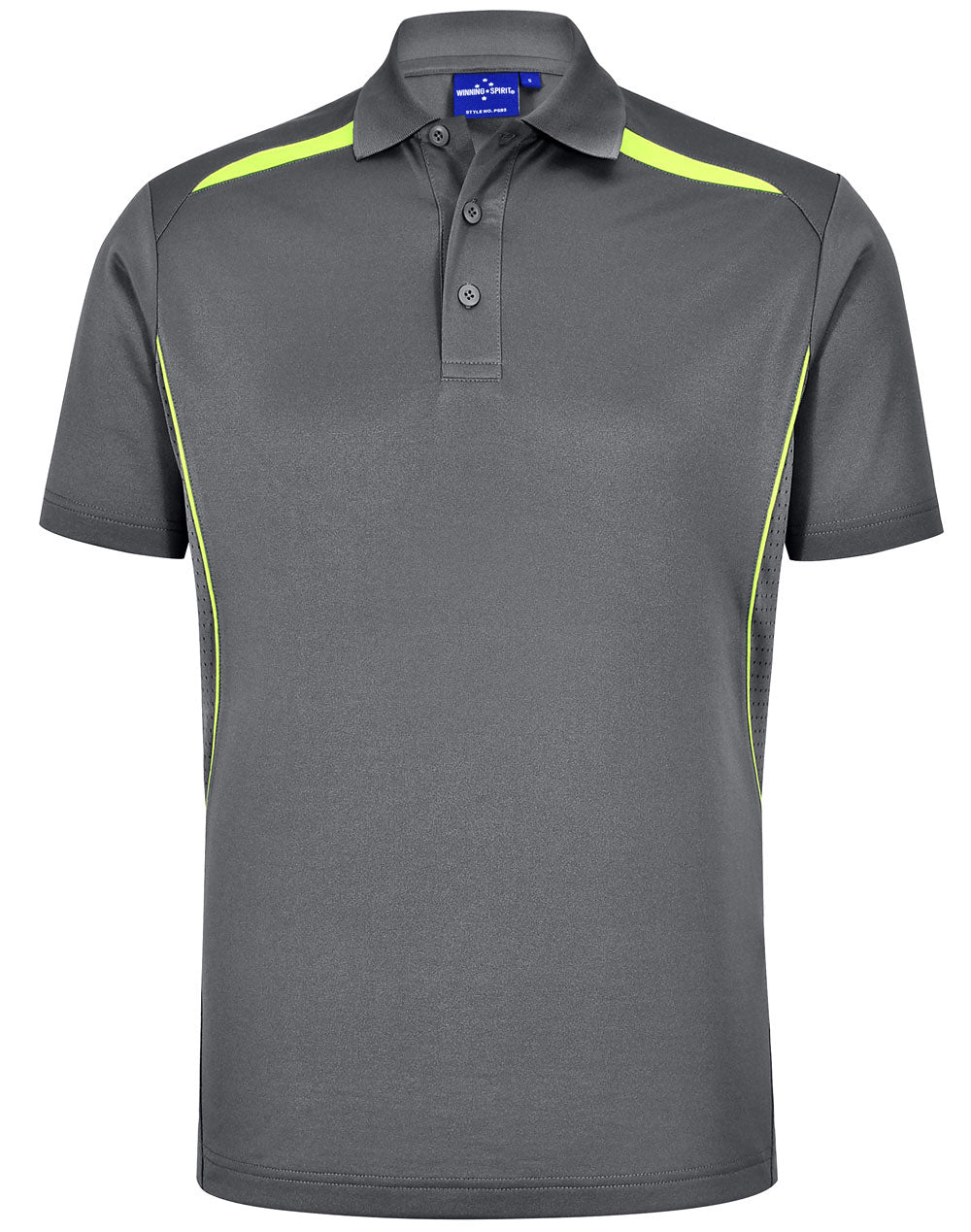 Men's Sustainable Poly/Cotton Contrast S/S Polo - PS93