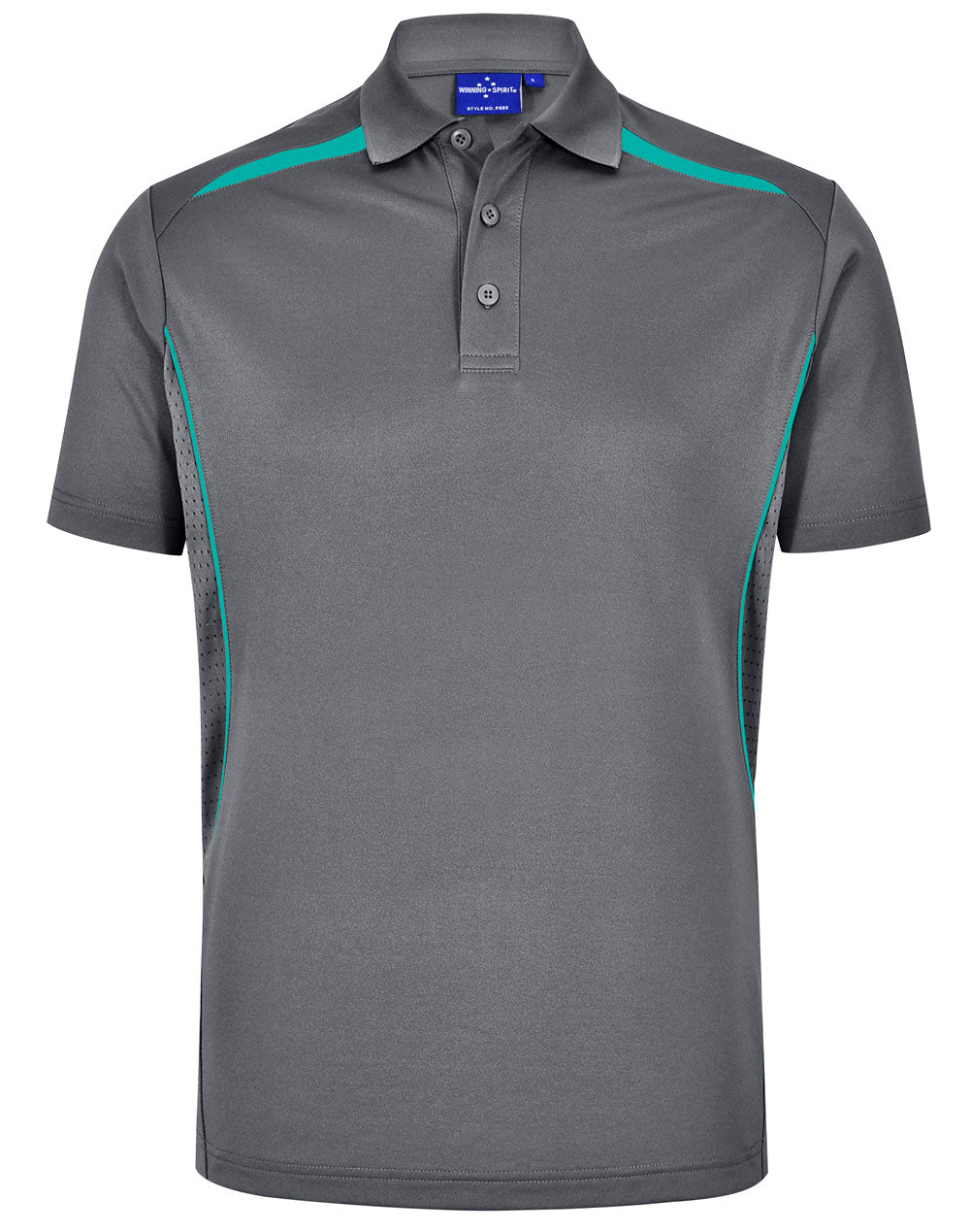 Men's Sustainable Poly/Cotton Contrast S/S Polo - PS93