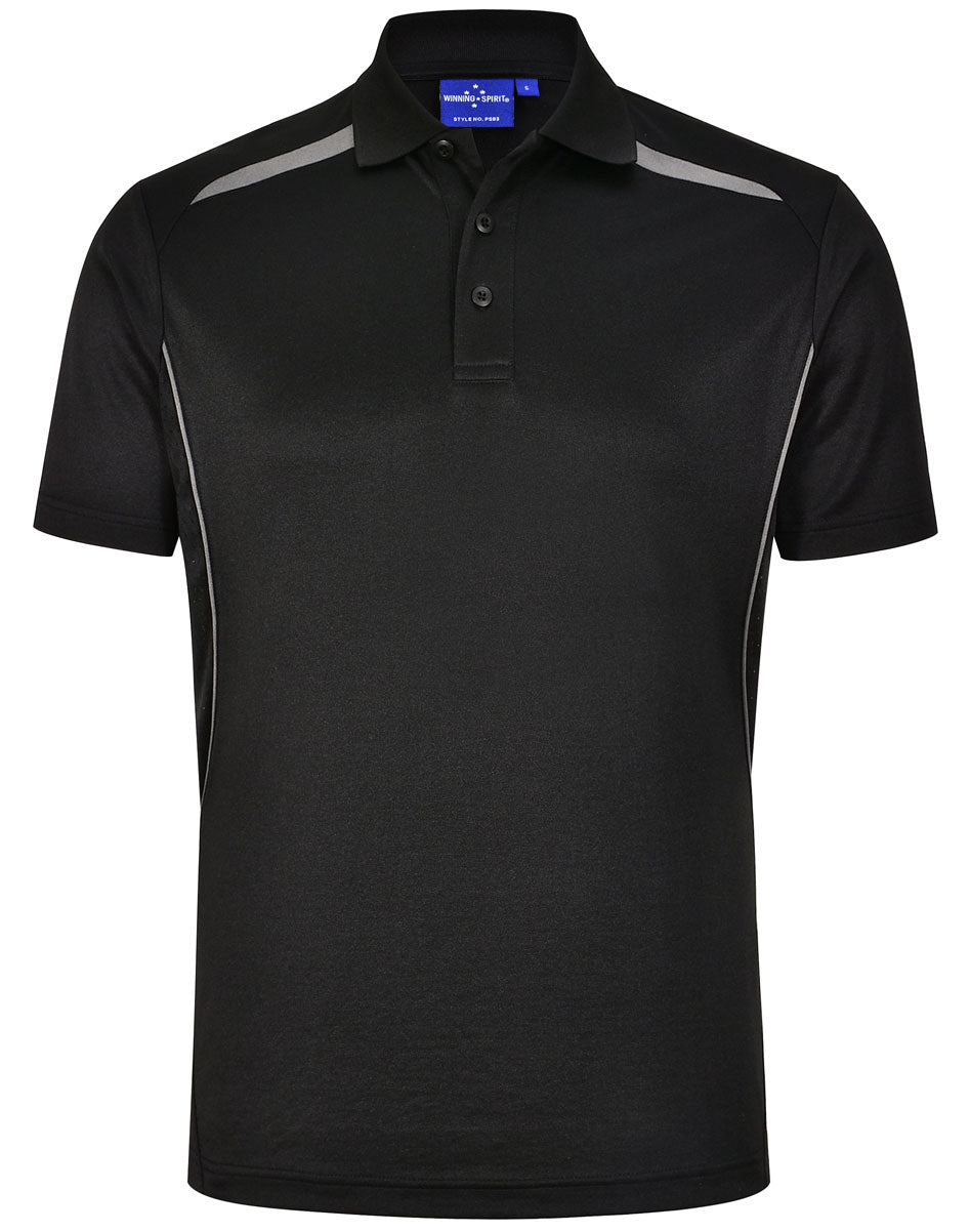 Men's Sustainable Poly/Cotton Contrast S/S Polo - PS93