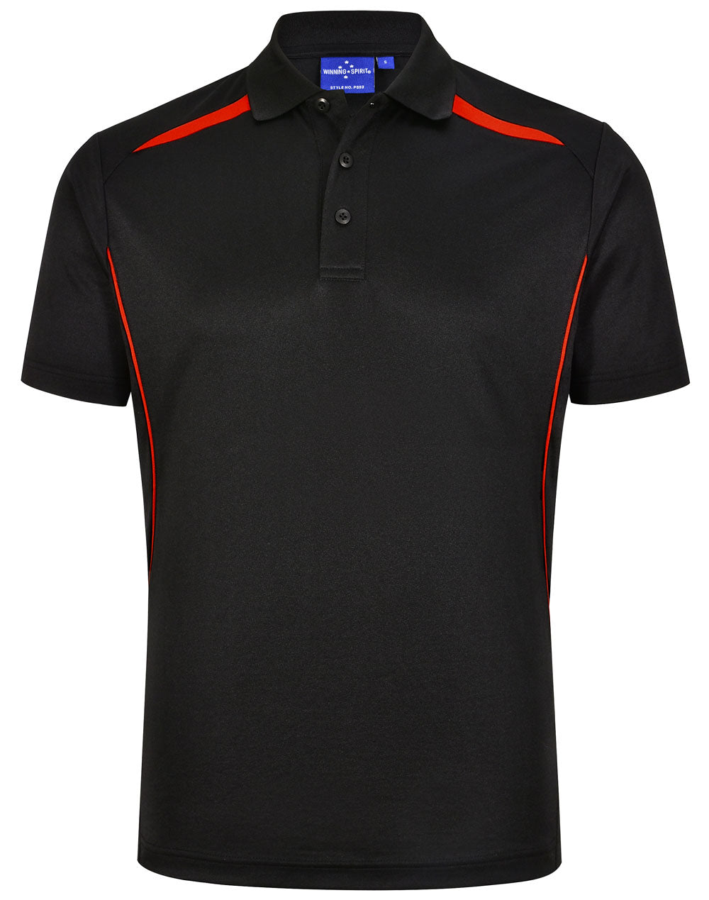 Men's Sustainable Poly/Cotton Contrast S/S Polo - PS93