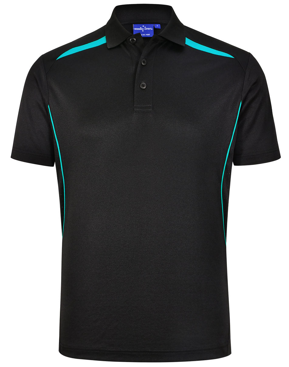 Men's Sustainable Poly/Cotton Contrast S/S Polo - PS93