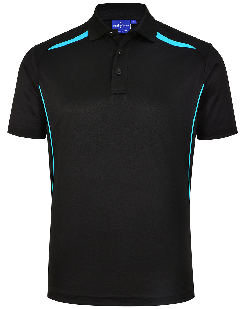 Men's Sustainable Poly/Cotton Contrast S/S Polo - PS93