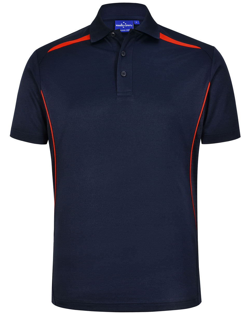Men's Sustainable Poly/Cotton Contrast S/S Polo - PS93