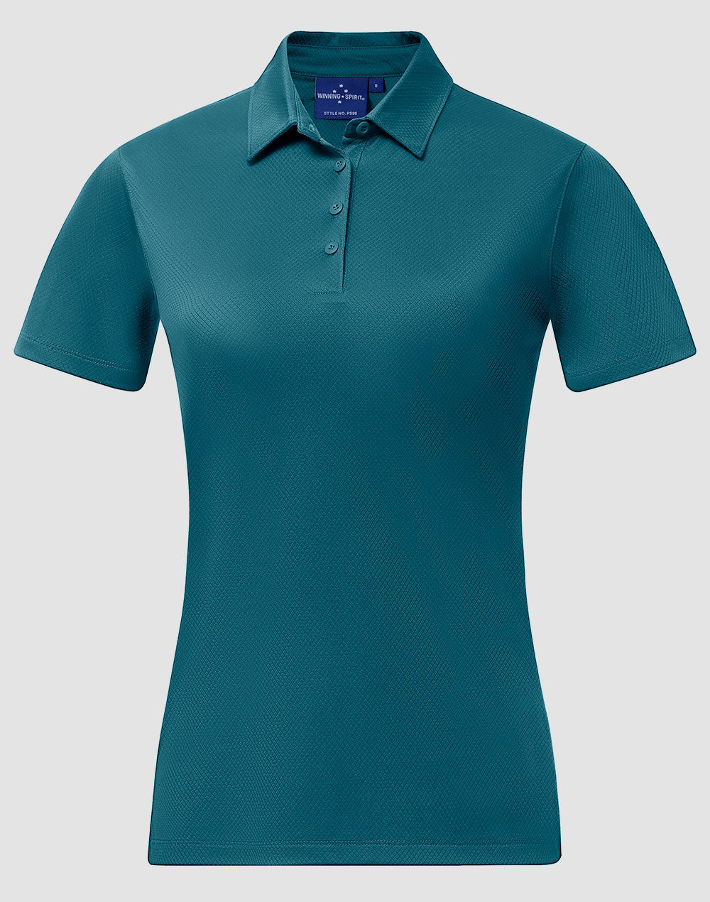 Ladies' Sustainable Jacquard Knit S/S Polo - PS96