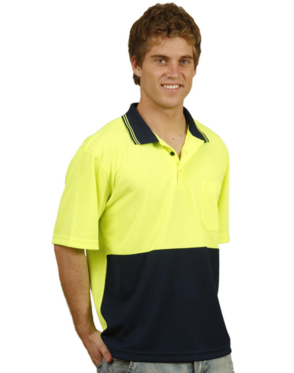 Hi-Vis truedry safety polo S/S - SW01TD
