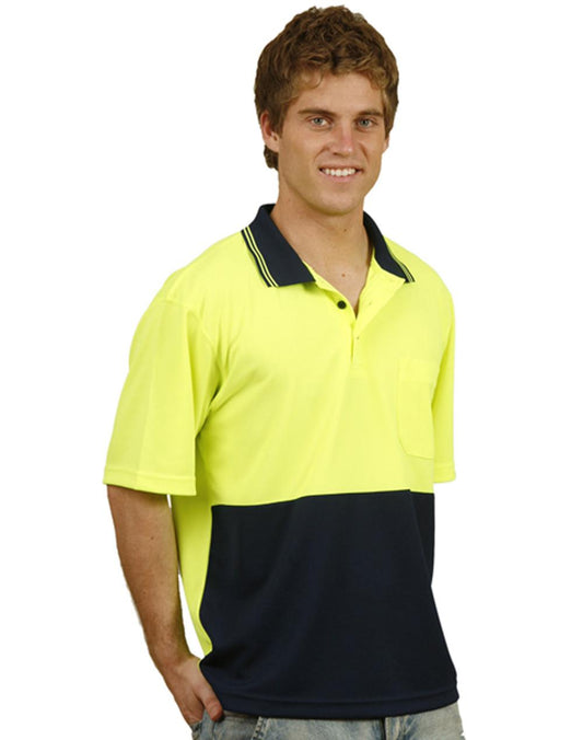 Hi-Vis truedry safety polo S/S - SW01TD