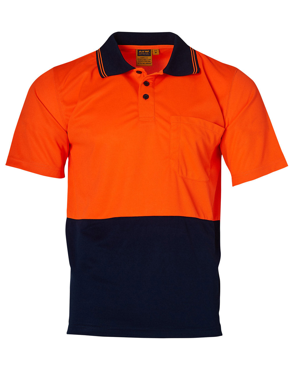 Hi-Vis cooldry safety polo S/S - SW01CD
