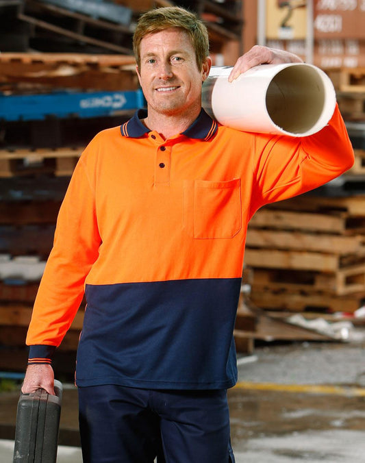 Hi-Vis truedry safety polo L/S - SW05TD