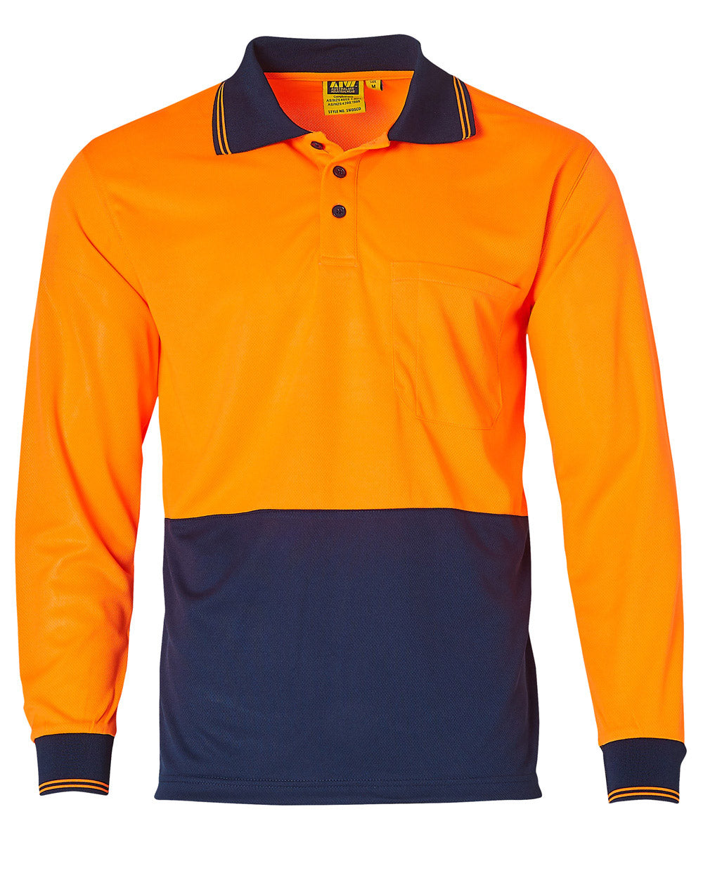 Hi-Vis truedry safety polo L/S - SW05TD