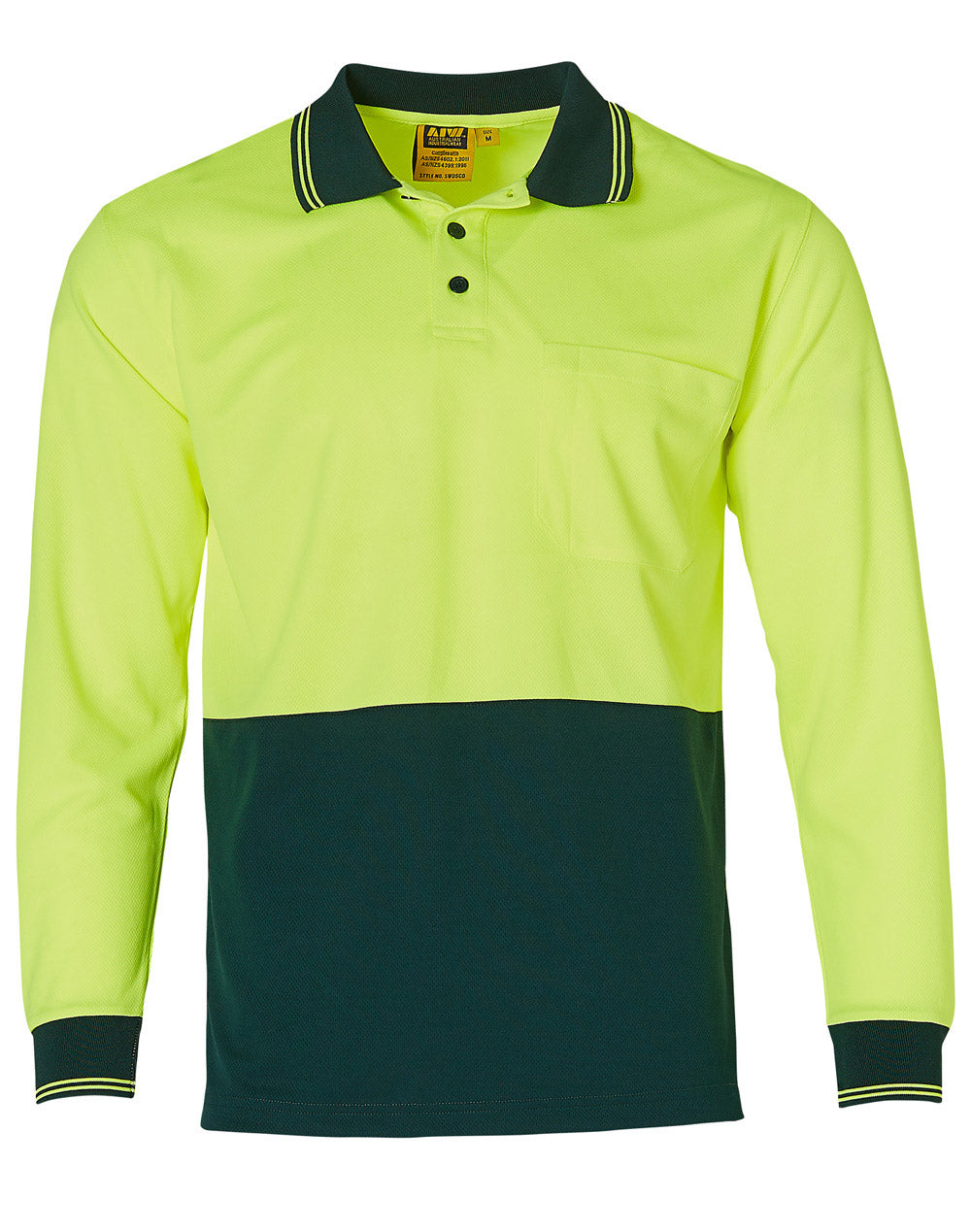 Hi-Vis cooldry safety polo L/S - SW05CD