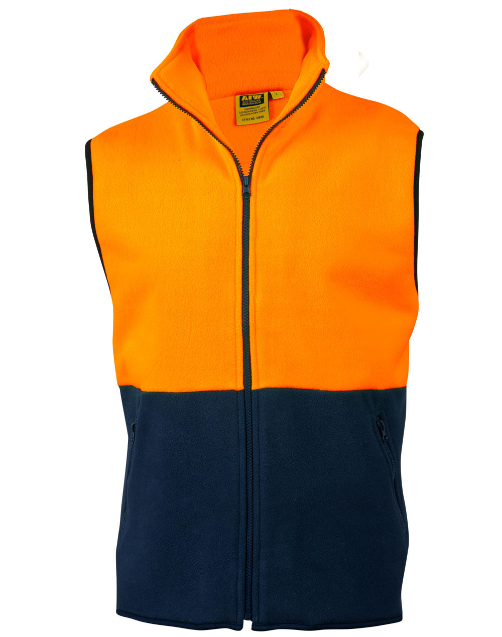 Hi-Vis two tone polar fleecy vest - SW08