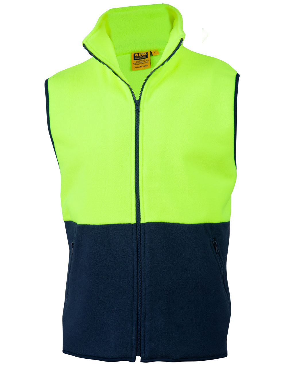 Hi-Vis two tone polar fleecy vest - SW08