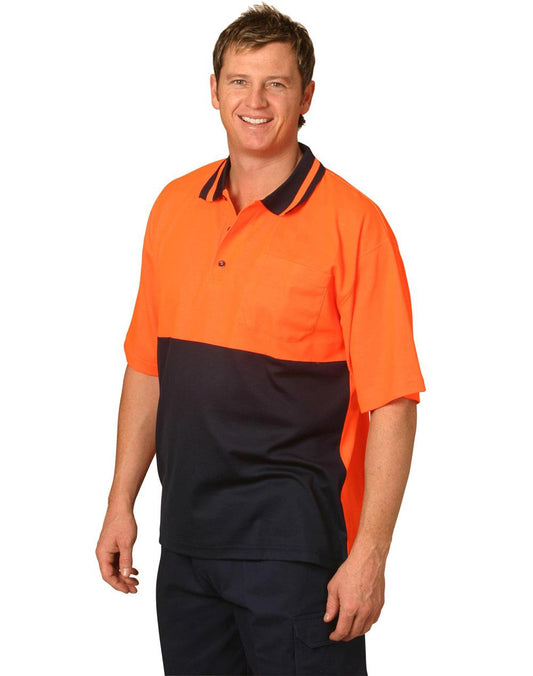 Hi-Vis truedry safety polo S/S - SW12
