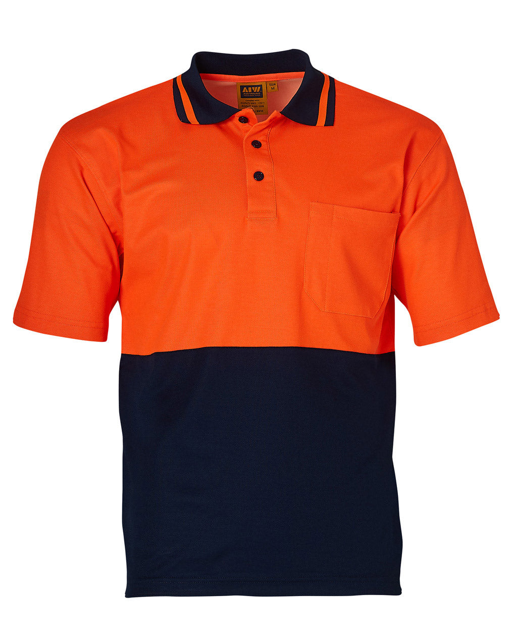 Hi-Vis truedry safety polo S/S - SW12
