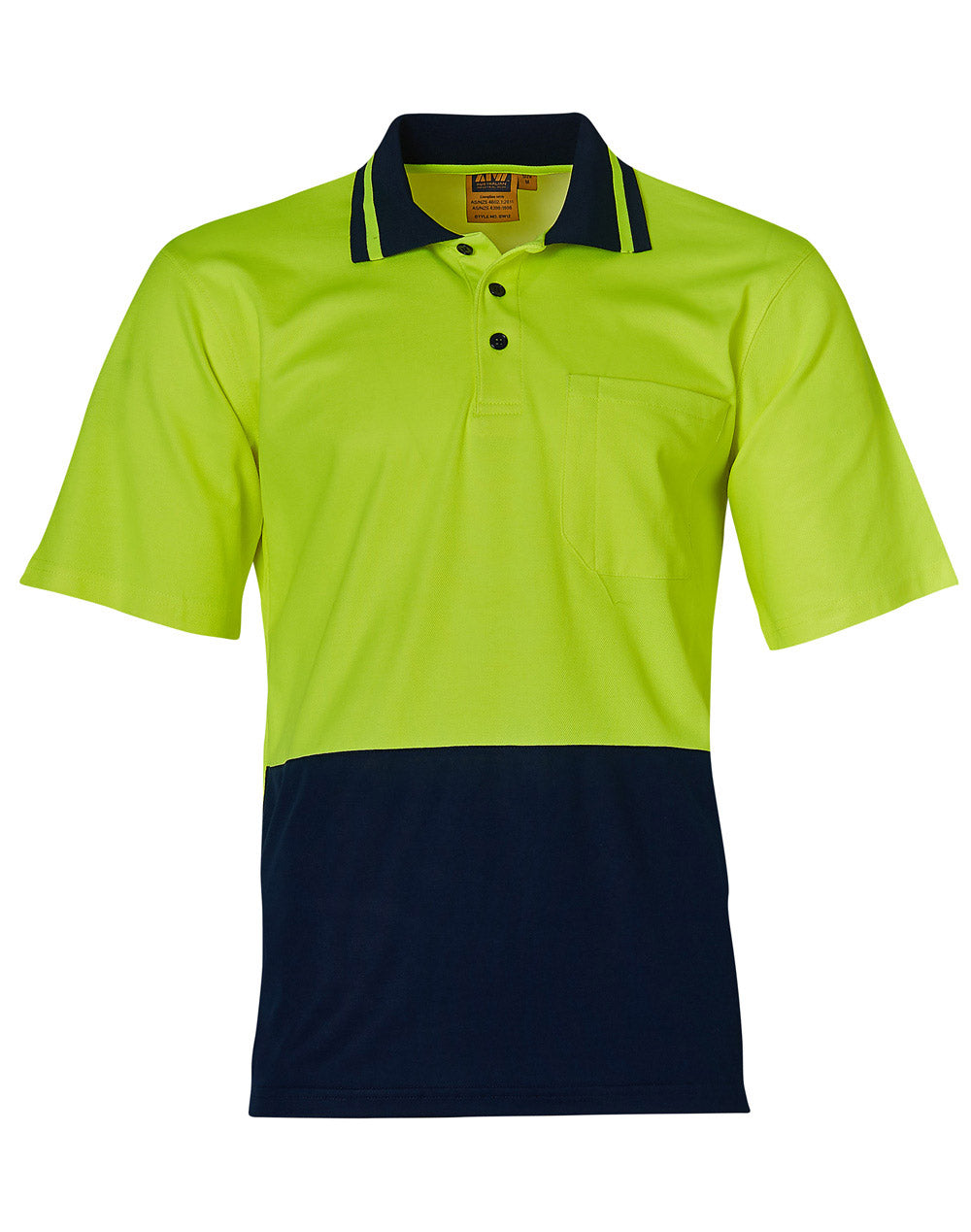 Hi-Vis truedry safety polo S/S - SW12