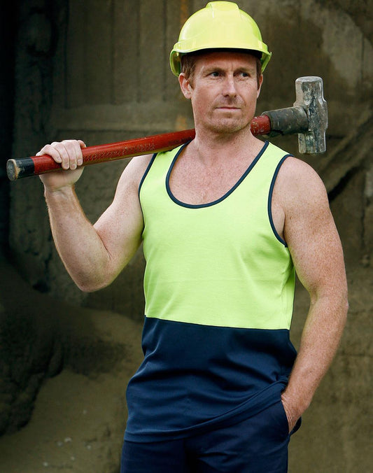 Hi-Vis TrueDry Mesh Knit Safety Singlet - SW15
