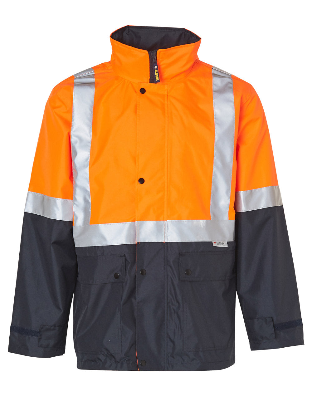 Hi-Vis Two Tone Rain Proof Safety Jacket With 3M Tapes - SW18A