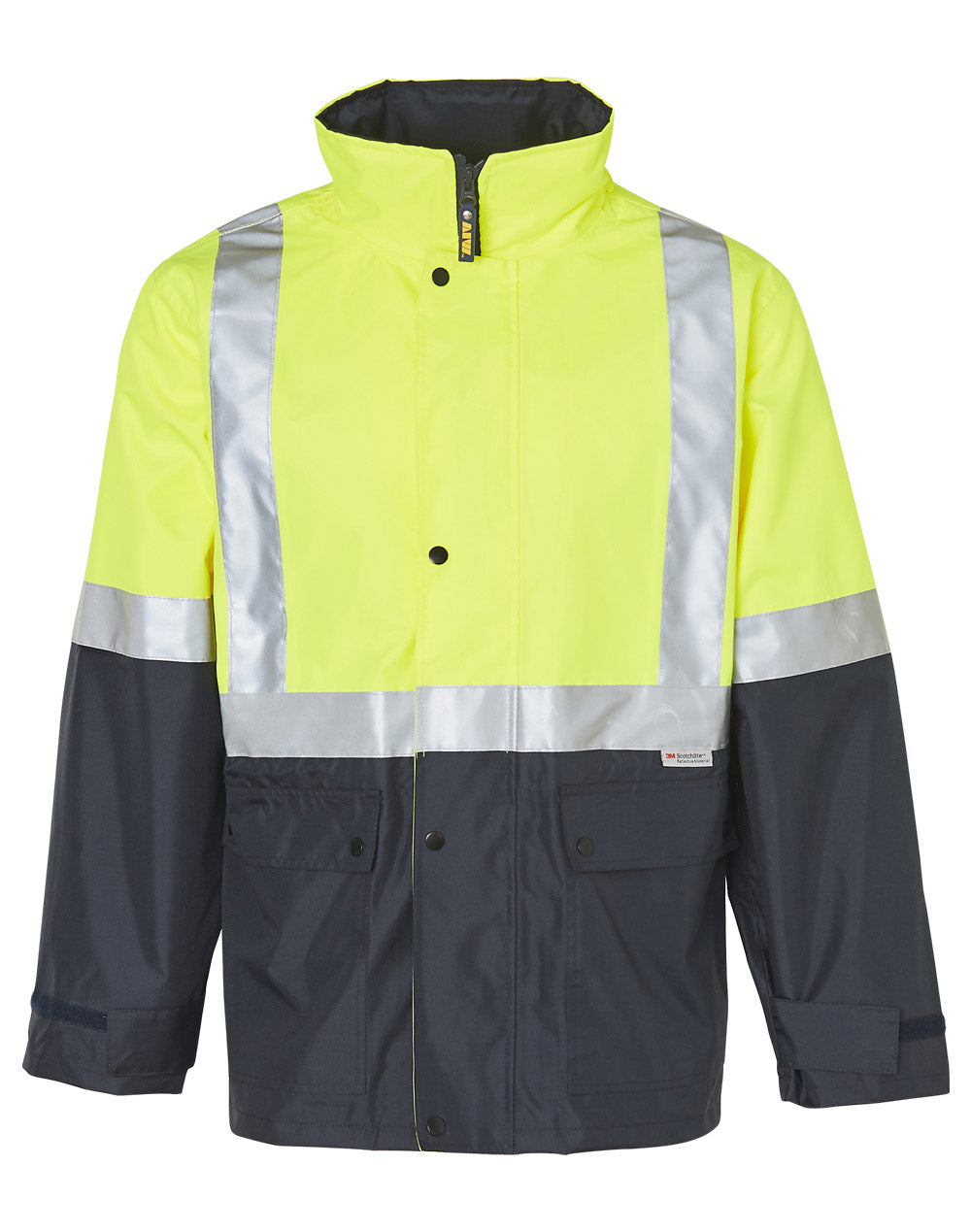 Hi-Vis Two Tone Rain Proof Safety Jacket With 3M Tapes - SW18A