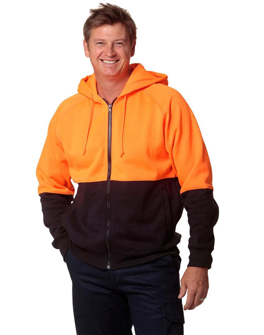 Hi-Vis Two Tone Fleecy Hoodie - SW24