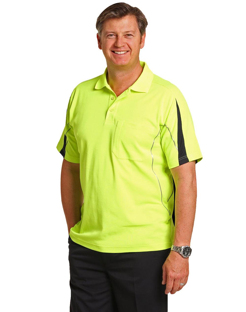Men's Fashion Hi-Vis S/S Polo - SW25A