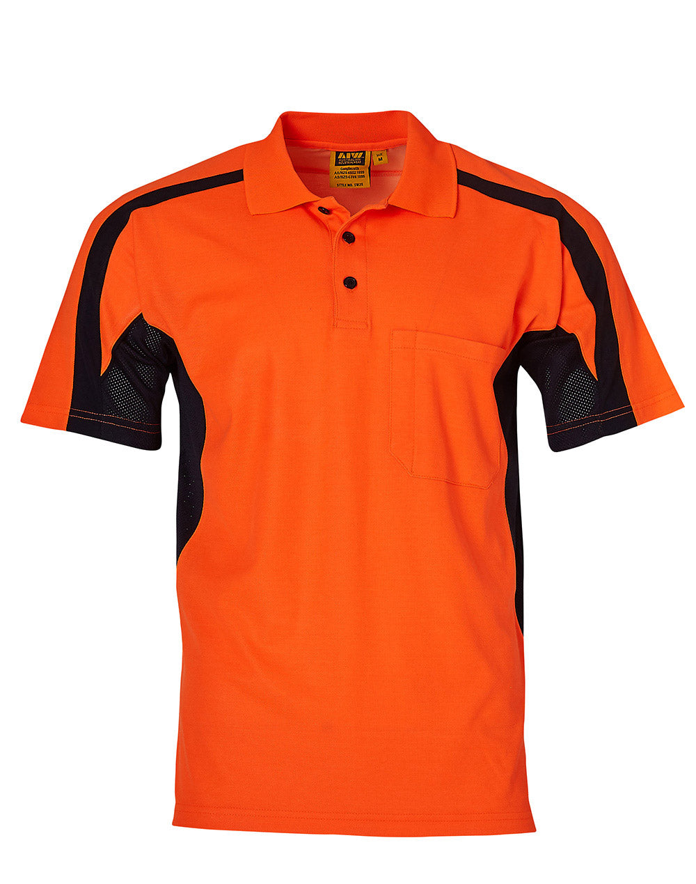 mens truedry S/S safety polo - SW25