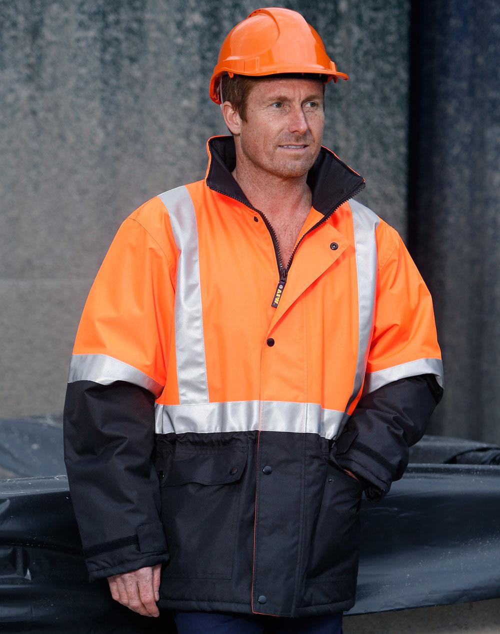 Hi-Vis Two Tone Rain Proof Quilted Safety Jacket With 3M Tapes - SW28A