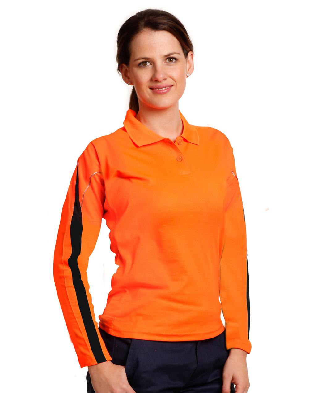 Ladies' Truedry L/S Hi-Vis Polo - SW34A