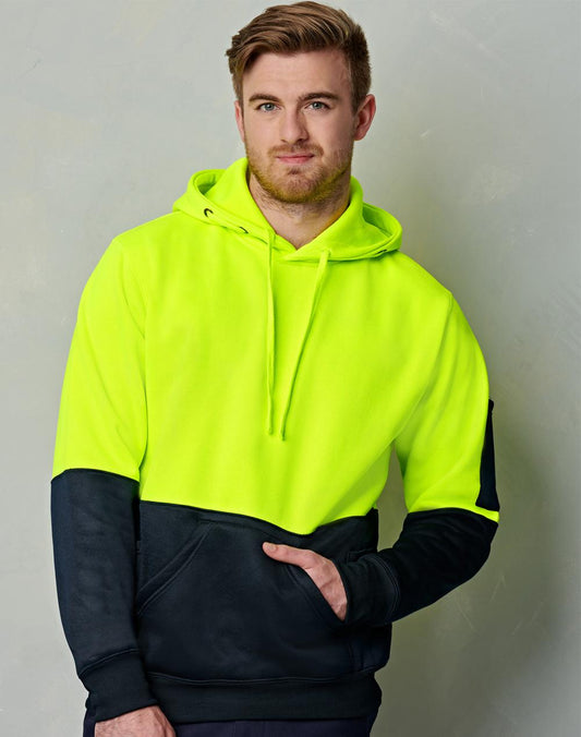 Hi-Vis Two Tone Kangaroo Pocket Hoodie - SW38