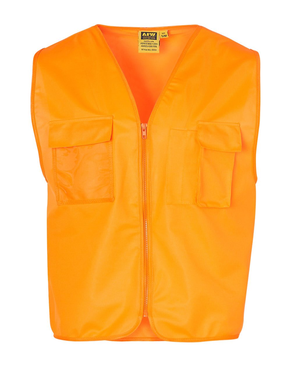 Hi-Vis Safety Vest with ID Pocket - SW41