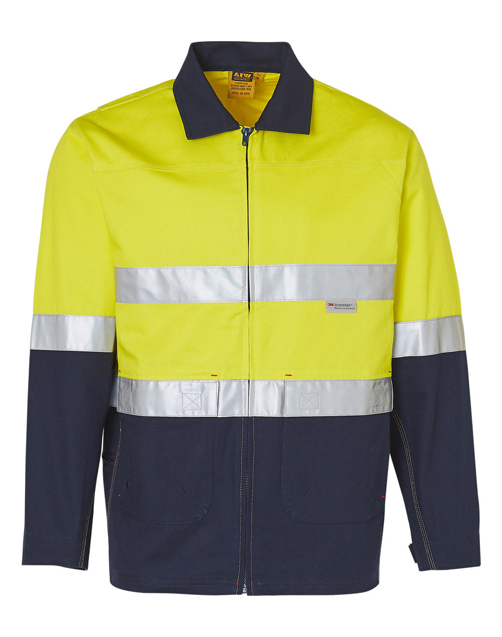 Hi-Vis Two Tone Work Jacket With 3M Tapes - SW46