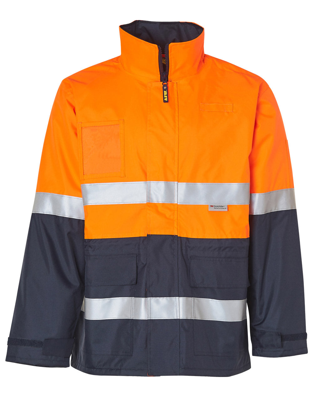Hi-Vis Long Line Safety Jacket With 3M Tapes - SW50