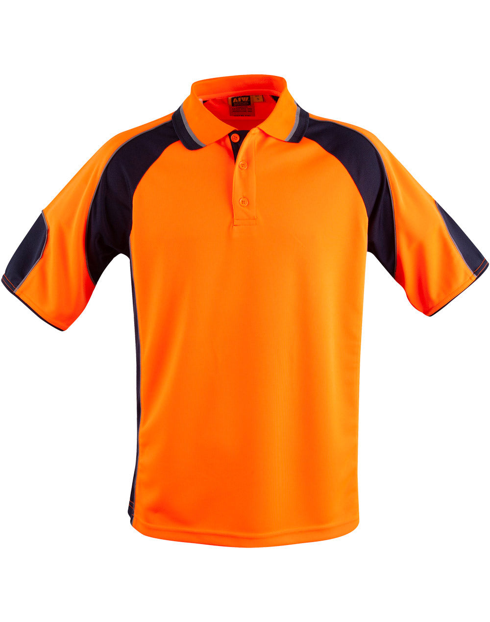 Men's Hi-Vis Cooldry Contrast Polo with Sleeve Panels - SW61