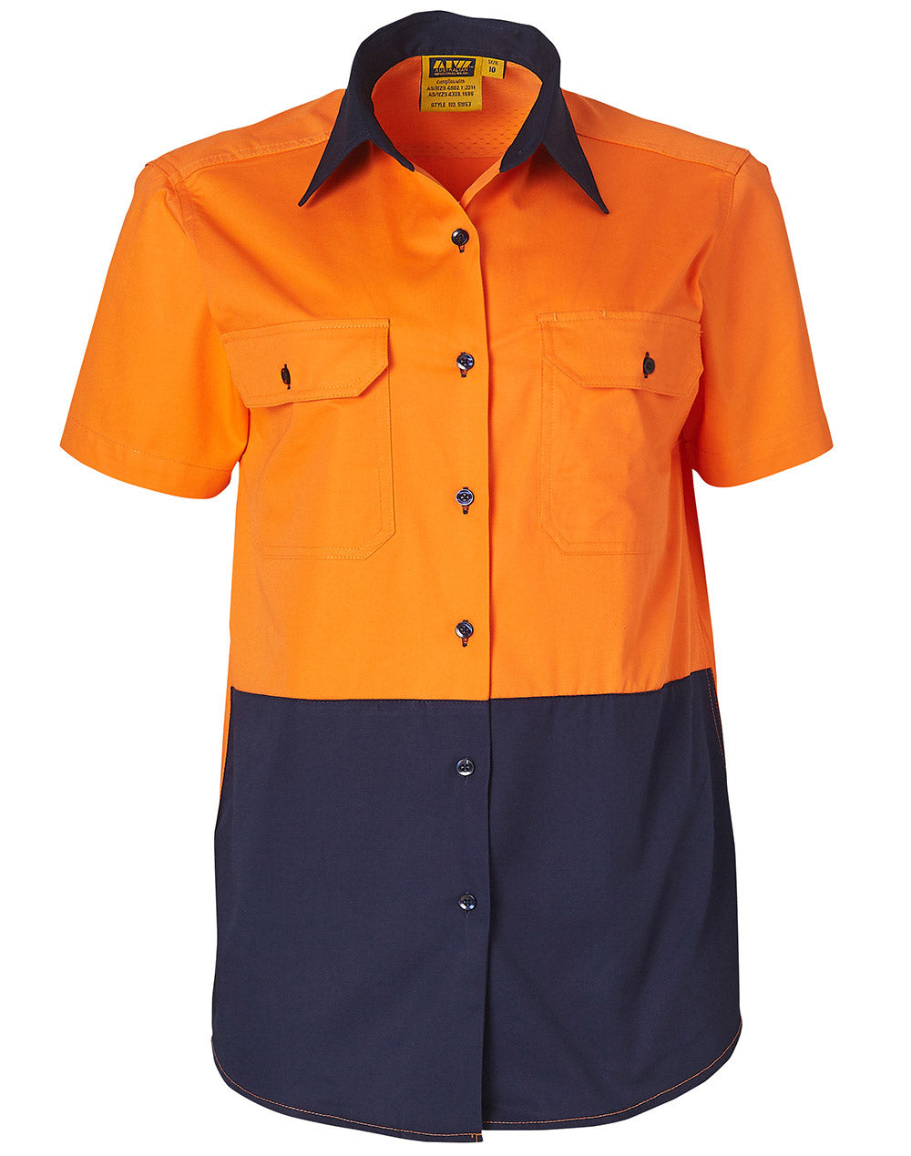 Ladies' Hi-Vis S/S Safety Shirt - SW63